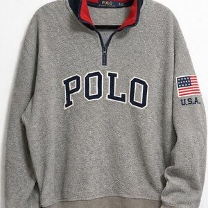 polo pullover zip